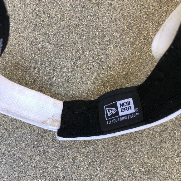 NEW ERA CINCINNATI REDS Visor Hat Men's MLB One Size White Mesh Adjustable Cap - Picture 3 of 7